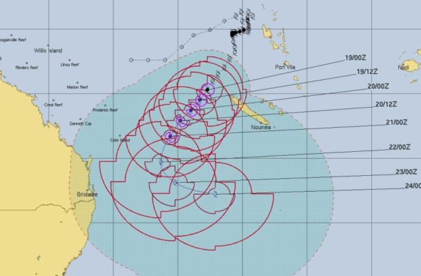 Tropical Cyclone Oma scours New Caledonia