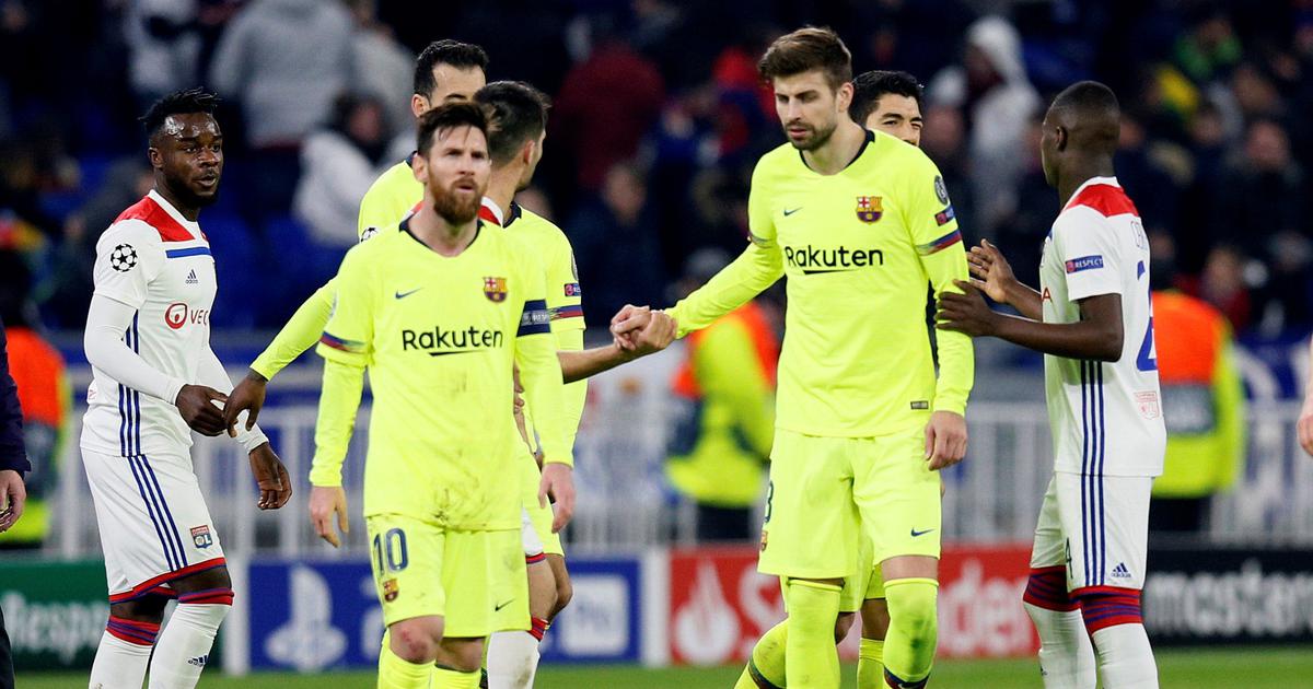 Barcelona were left frustrated after the draw in Lyon