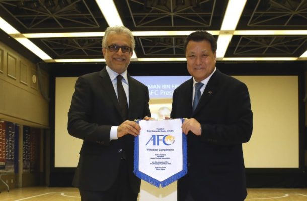AFC President hails Japan football during visit