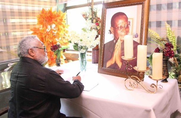 Kwabena Adjei died unhappy with 'hijacked' NDC - Rawlings