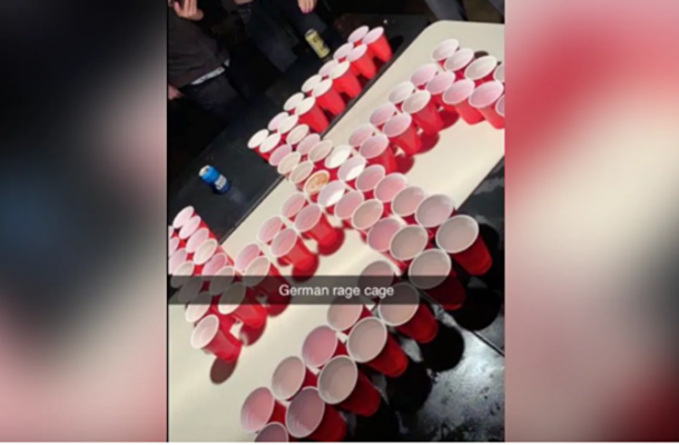 US Students Flash Nazi Salute Around Swastika Formed With Cups (PHOTOS)