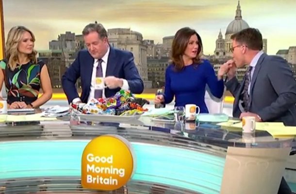 TV Presenter Stuns Co-Hosts by Putting Colleague’s Finger in Mouth (VIDEO)
