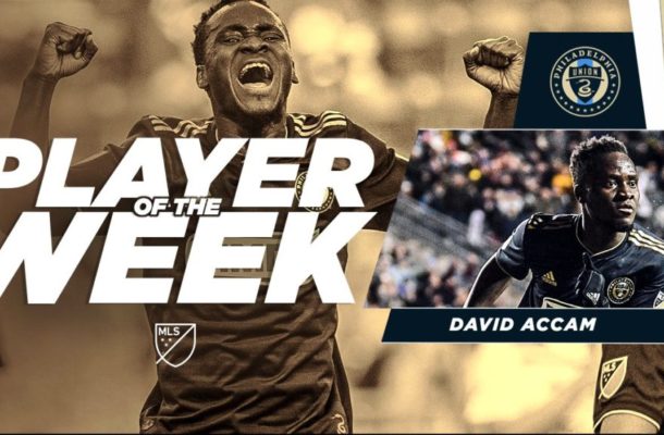 Philadelphia Union forward David Accam named MLS Player of the Week