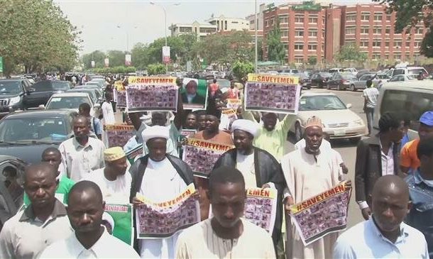 Nigerians condemn Saudi Arabia’s war on Yemen