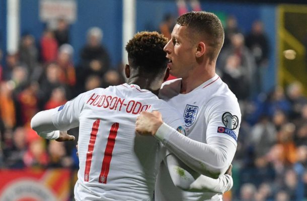 Hudson-Odoi hailed by Chelsea team-mate after full England debut