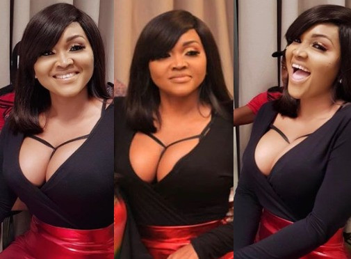Mercy Aigbe fires back at trolls for condemning her cleavage-baring outfit