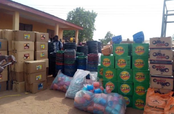 NADMO distributes relief items to Chereponi victims