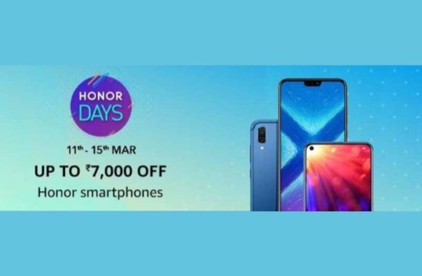 Honor Days on Amazon : Upto Rs 7,000 discount on Honor View 20, Honor 8X and others