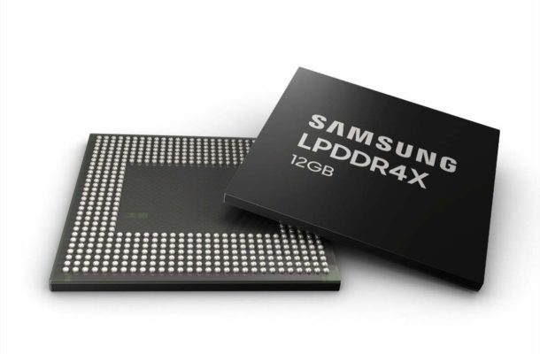 Samsung launches 12GB LPDDR4X mobile DRAM