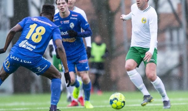 Ghana midfielder Lawson Sabah scores in Linköping City’s draw with Hammarby IF