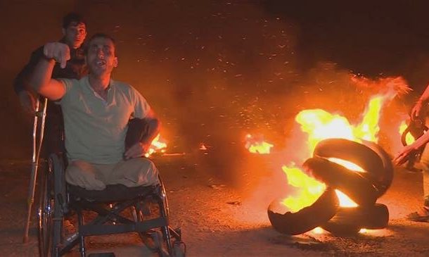 Night-time protests ignite along Gaza border