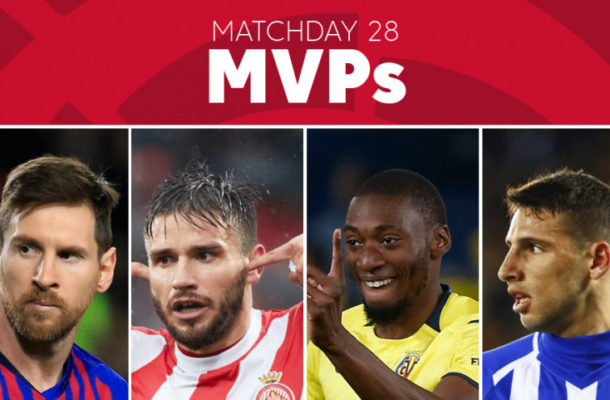 Vote for the MVP of Matchday 28 in LaLiga Santander
