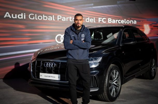 KP Boateng and Barcelona teammates receive new Audi cars