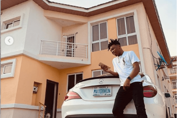 PHOTOS: Mayorkun buys himself a brand new Mercedes-Benz ahead of his 25th birthday