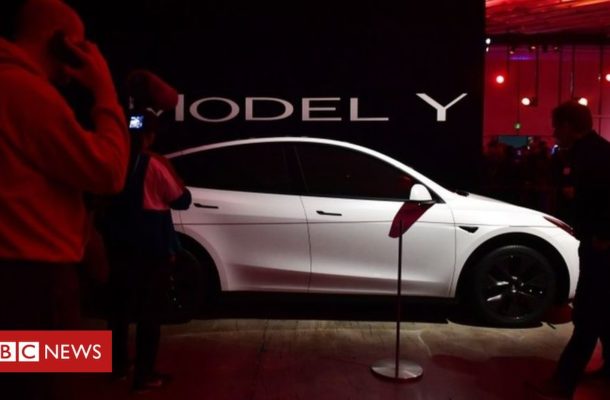 Tesla launches its Model Y electric car