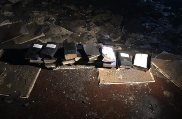 Bibles left untouched by a devastating fire in West Virginia