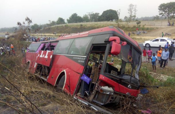 JUST IN: 70 passengers feared dead in a fatal Kintampo accident