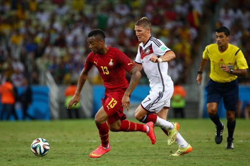 Jordan Ayew played for Ghana at the 2014 World Cup in Brazil