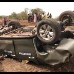 BREAKING: Military car overturns; 4 soldiers in critical condition [photos]