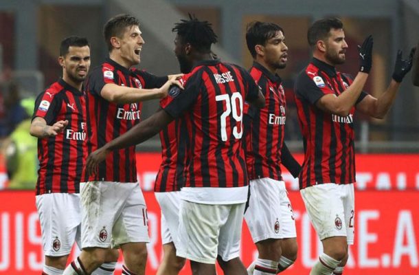 MILAN: PLAYERS DIVIDED INTO TWO GROUPS