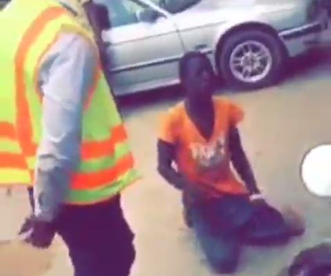WATCH: Ghana police brutalize man in another trendy video