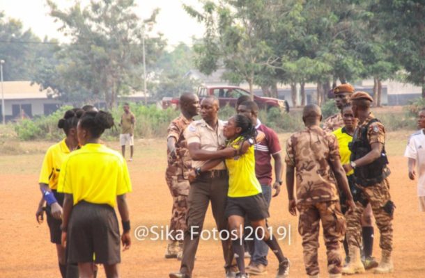 Prisons Officer who assaulted referee Theresa Bremansu dragged to court