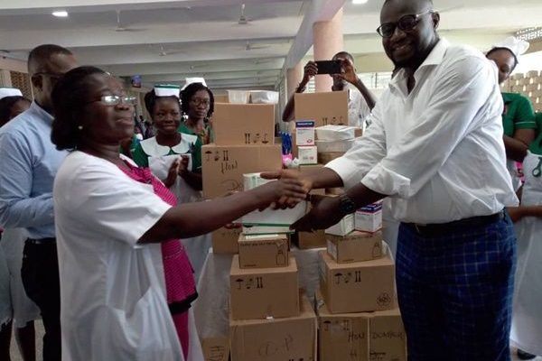MP presents hospital items worth GHc 30,000 to three health facilities