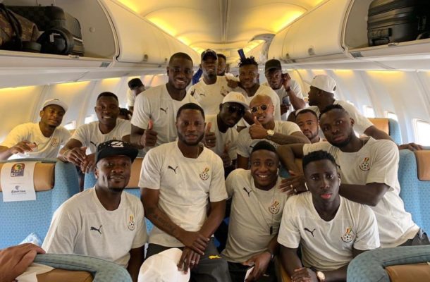 2019 AFCON: Black Stars depart to Egypt after Dubai camping