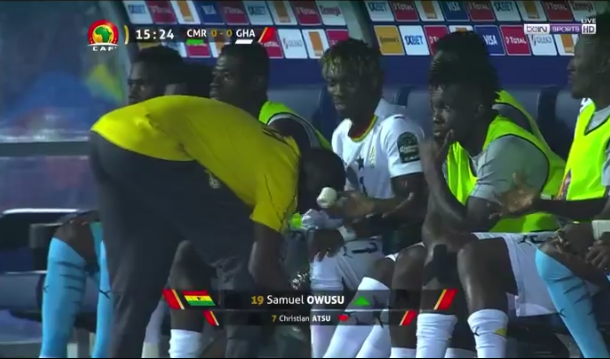 2019 AFCON: Christian Atsu wobbles off injured in Cameroon draw
