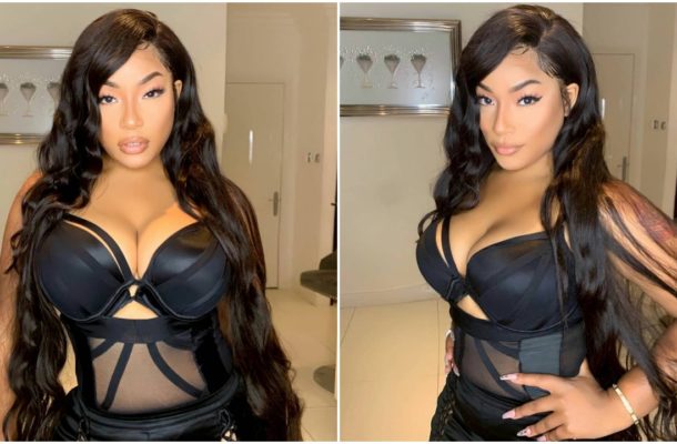 Rapper, Stefflon Don flaunts cleavage in new stunning photos