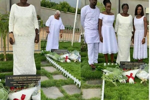 PHOTOS: Family of Late Vice-President Amissah-Arthur marks first anniversary
