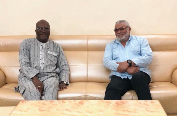 Rawlings in B. Faso for 3-day working visit