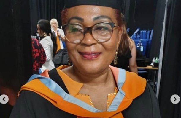 Former First lady, Lordina Mahama graduates from top foreign university