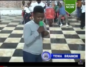 VIDEO: Obinim’s son takes over prophesies in Church
