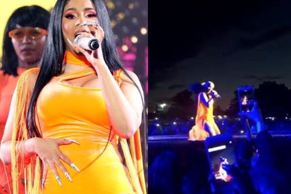 HILARIOUS VIDEO: Cardi B 'begs' for her wig she threw to a crowd during performance