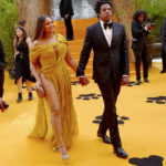PHOTOS: Beyoncé commands attention in gold gown as she joins Jay-Z at premiere of The Lion King