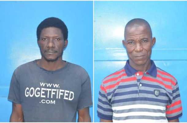 Two men arrested for raping, impregnating four schoolgirls