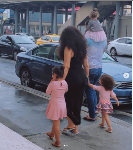 Nadia Buari shares rare photos of her family enjoying a stroll