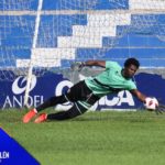 Razak Brimah completes first training session with Deportivo Linares