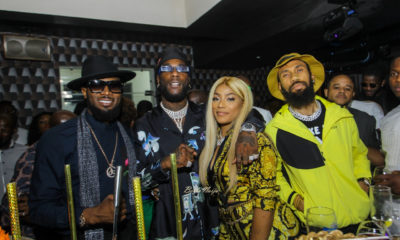 PHOTOS: Stefflon Don joins Burna Boy's grandparents at studded 28th birthday party