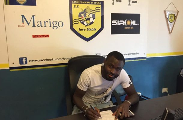 Serie B side Juve Stabia sign Bright Addae on two year deal