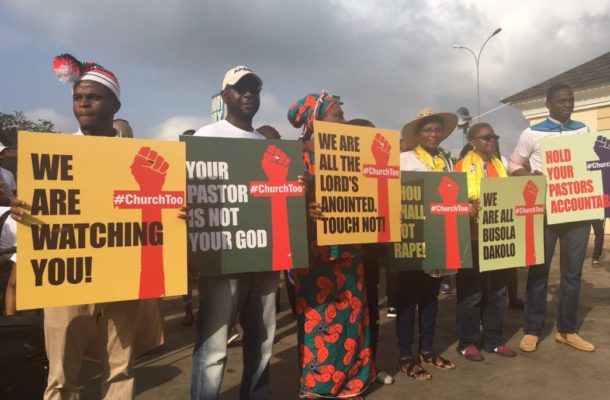 Nigerians protest rape, sexual abuse in the Church with #ChurchToo