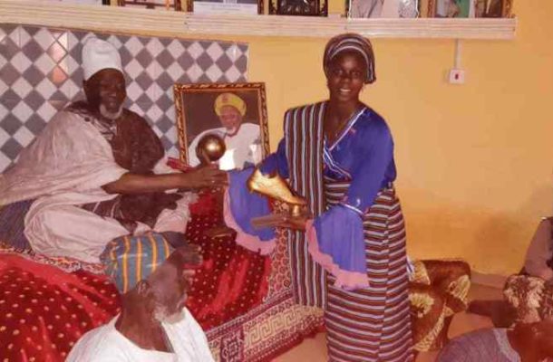 Mukarama Abdulai receives hero's welcome at Yaa Naa palace