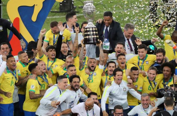 Brazil beat Peru to lift Copa America