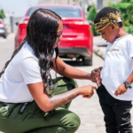 Tiwa Savage rents entire cinema to watch Lion King with son