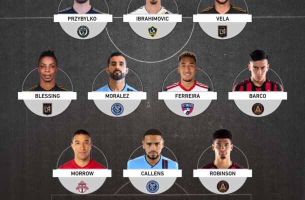 Latif Blessing makes MLS Team of the Week