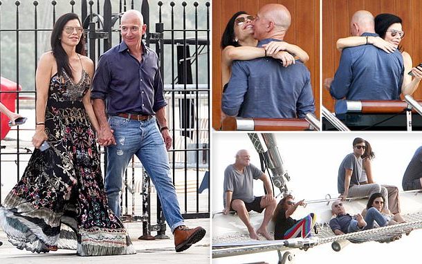 PHOTOS: Amazon billionaire, Jeff Bezos and new boo show off love in Venice vacation