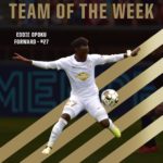 Edward Opoku makes USL Championship Team of the Week