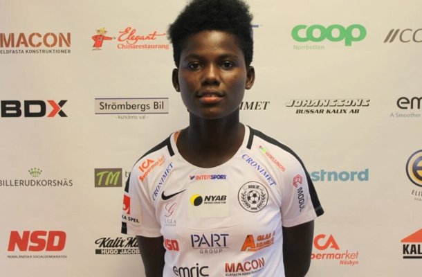 Ghana female star Ernestina Abambila wins Norrbotten Cup with Assi IF