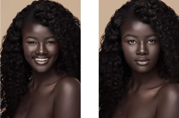 Meet the model whose skin tone made her a social media sensation